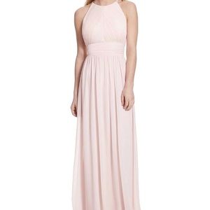 Blush chiffon dress Size 4